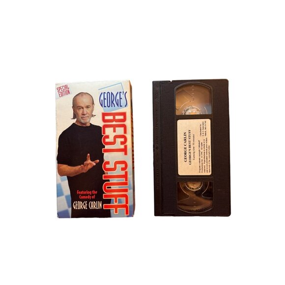 George Carlins Best Stuff VHS Special Edition Comedy 90 Min Color Running Time - Picture 3 of 3